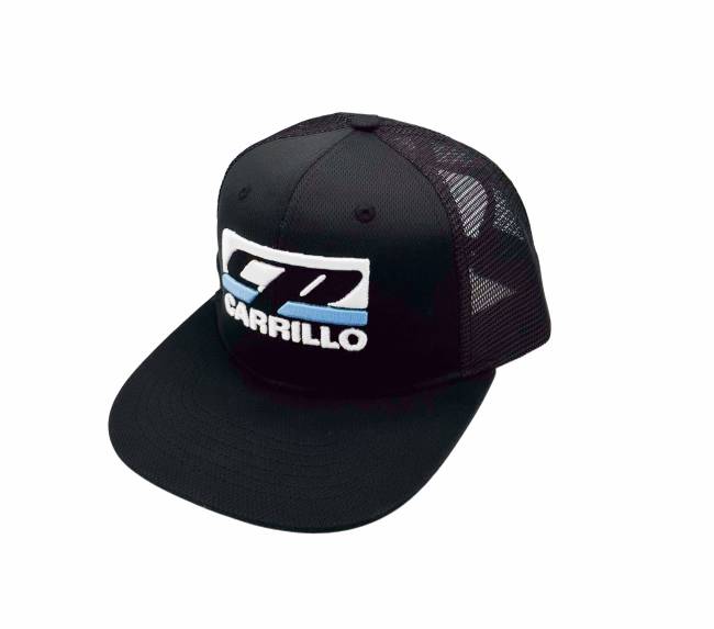 CP Carrillo - CP-CARRILLO Black Flatbill Snapback Hat