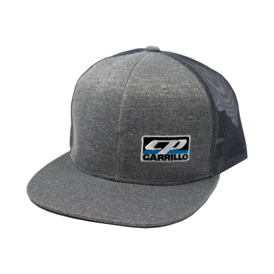 CP Carrillo - CP-CARRILLO Grey Flatbill Snapback Hat - Image 1