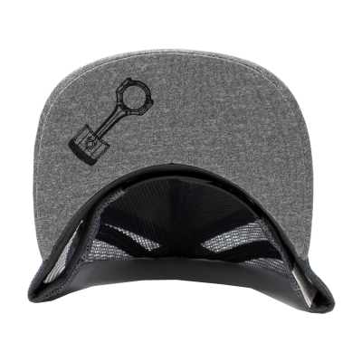 CP Carrillo - CP-CARRILLO Grey Flatbill Snapback Hat - Image 2