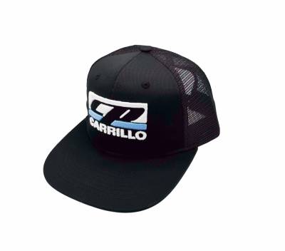 CP-CARRILLO Black Flatbill Snapback Hat