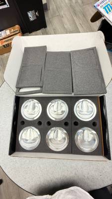 Custom 991 Porsche 3.8L,  4.0945 Bore, includes keller dish and skirt coating, Job# 325067